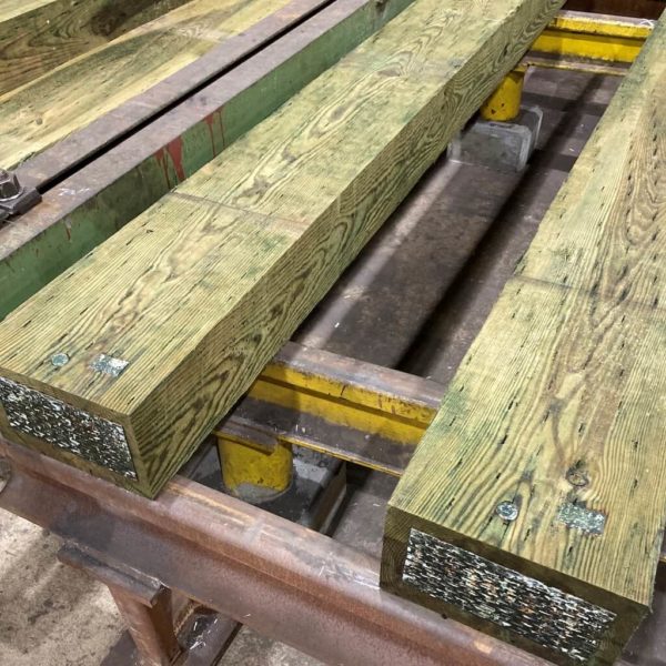 Gleisschwelle aus Kiefernholz - Werksneu – Bild 3
